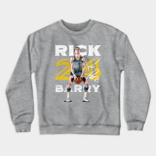 Rick Barry Golden State Free Throw Crewneck Sweatshirt